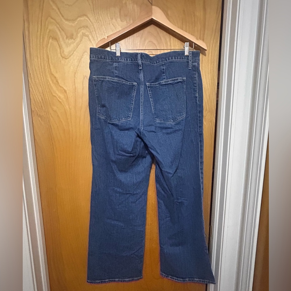 J. Crew Women's Blue Flare Jeans - Picture 2 of 3